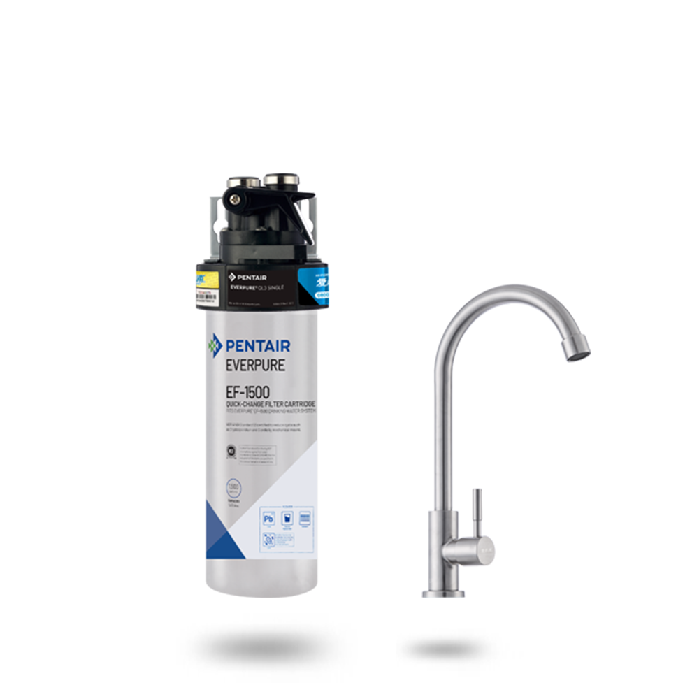 礦物型過濾｜PURVIVE EF1500 廚下型過濾淨水器【愛惠浦】【奢華款】