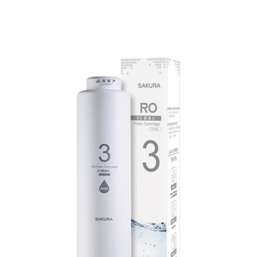 替換濾心｜F0181 RO膜濾心(400G)【櫻花SAKURA】【適用P0230/P0230A】