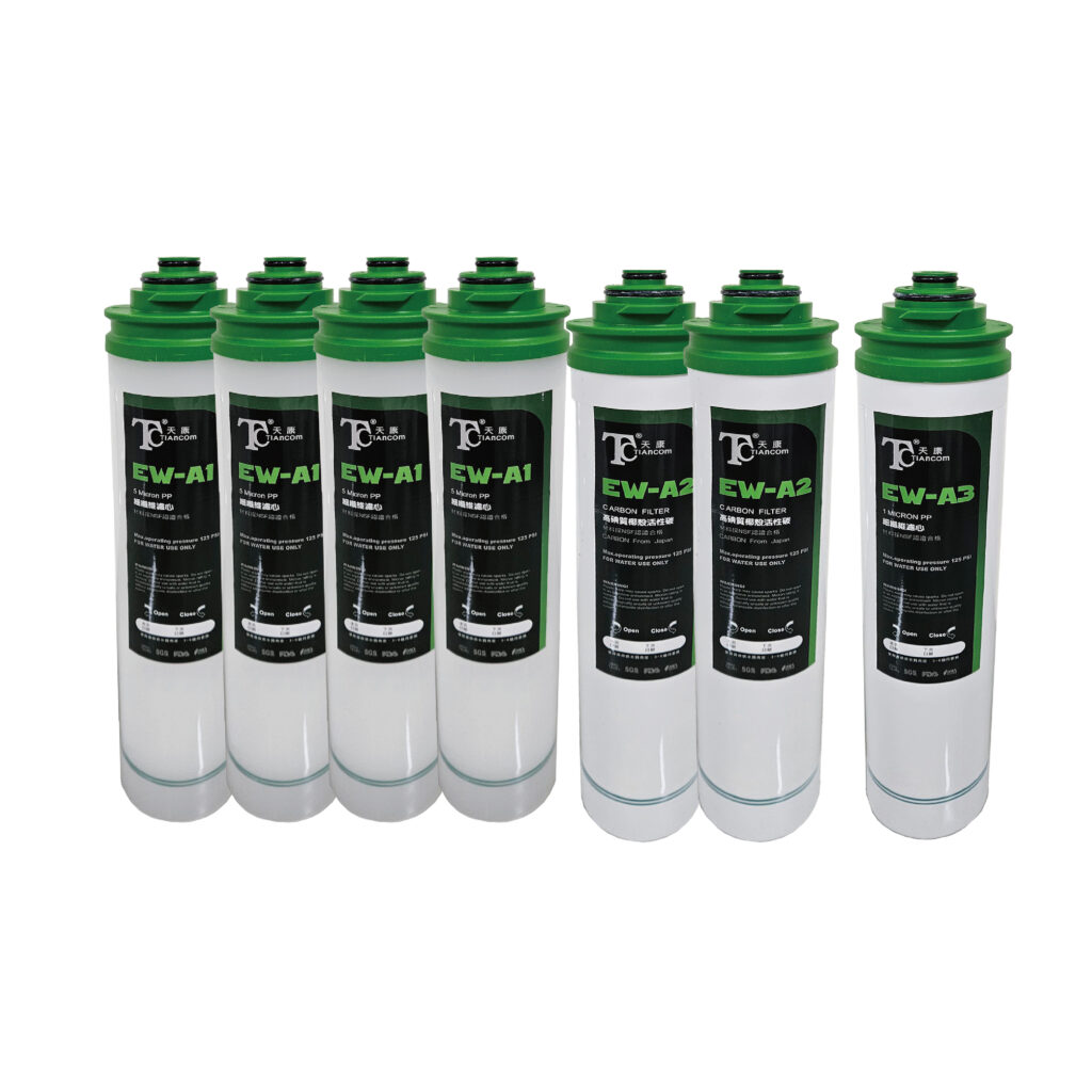 卡式濾心組｜EW一年份(共7支) / EW-A1 / EW-A2 / EW-A3 /拋棄型濾心/前置3道【天康淨水】